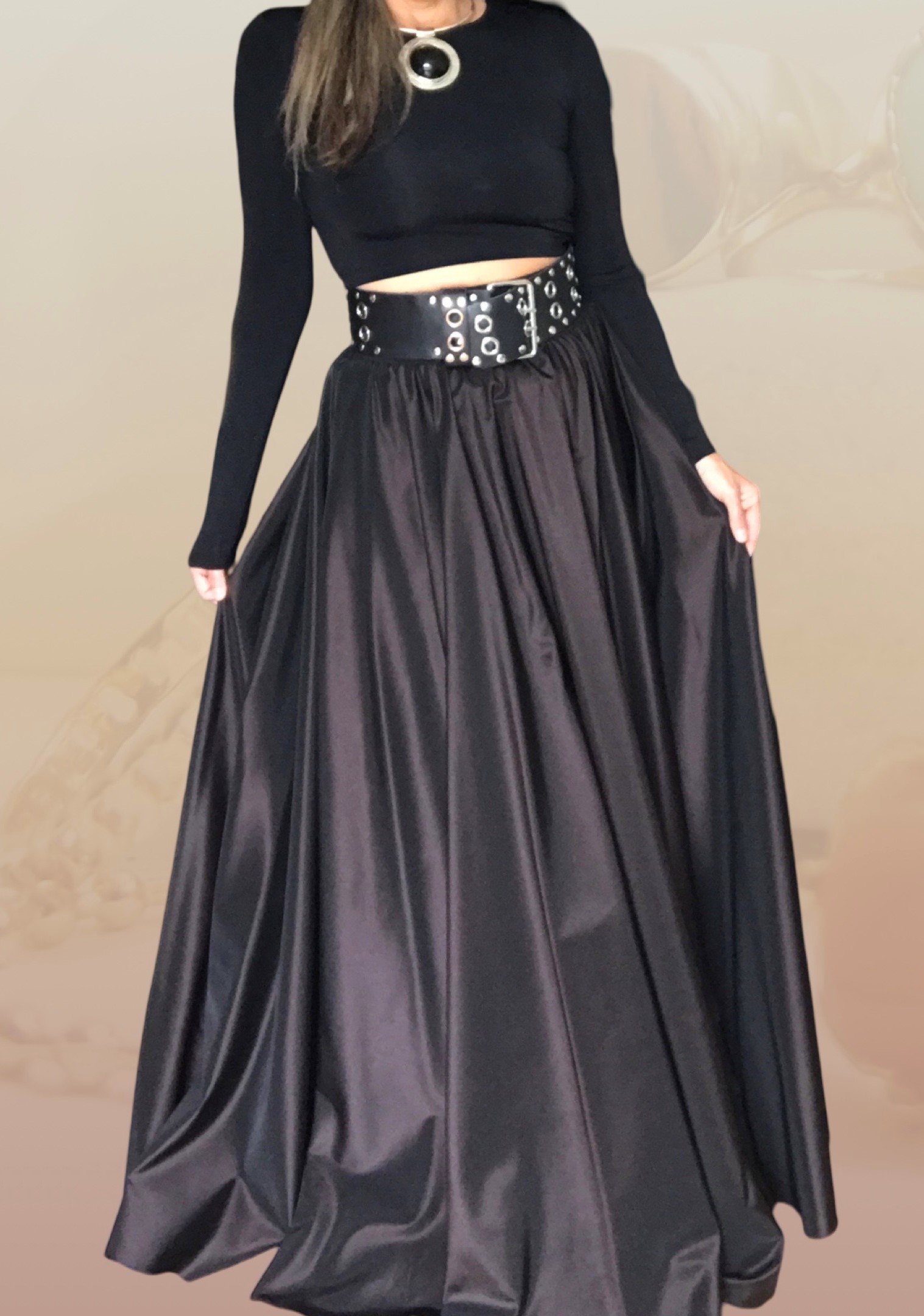 Dlouhá společenská sukně BOROS SK-L-BRW01